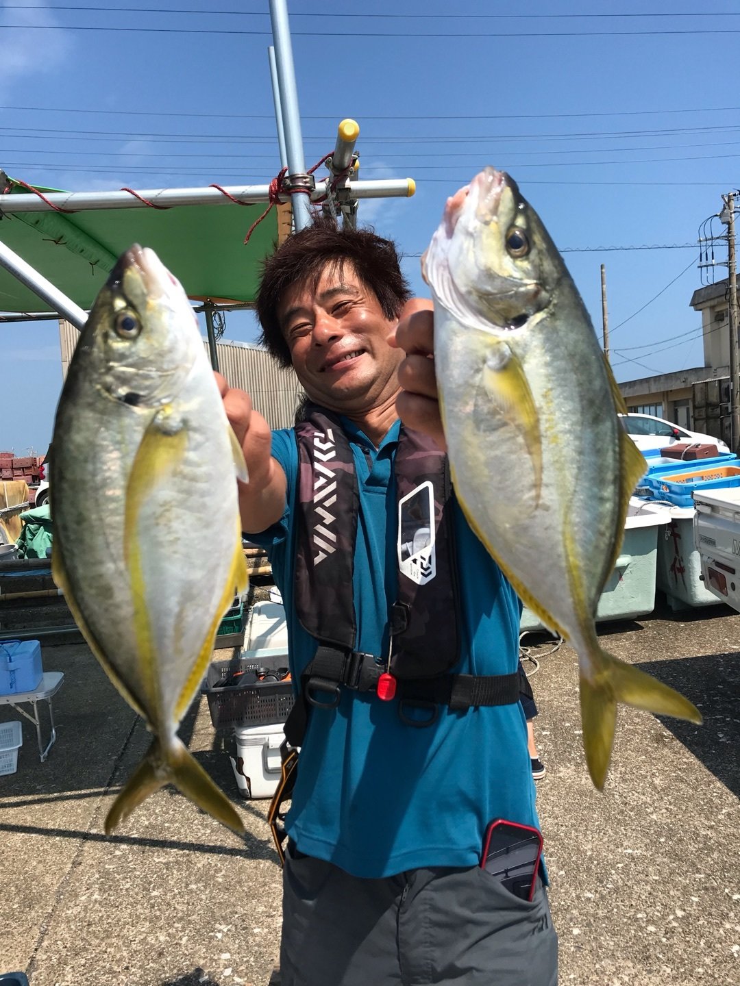 シマアジの釣果 19年9月11日 富久丸 千葉県 大原港 キャスティング釣り船予約