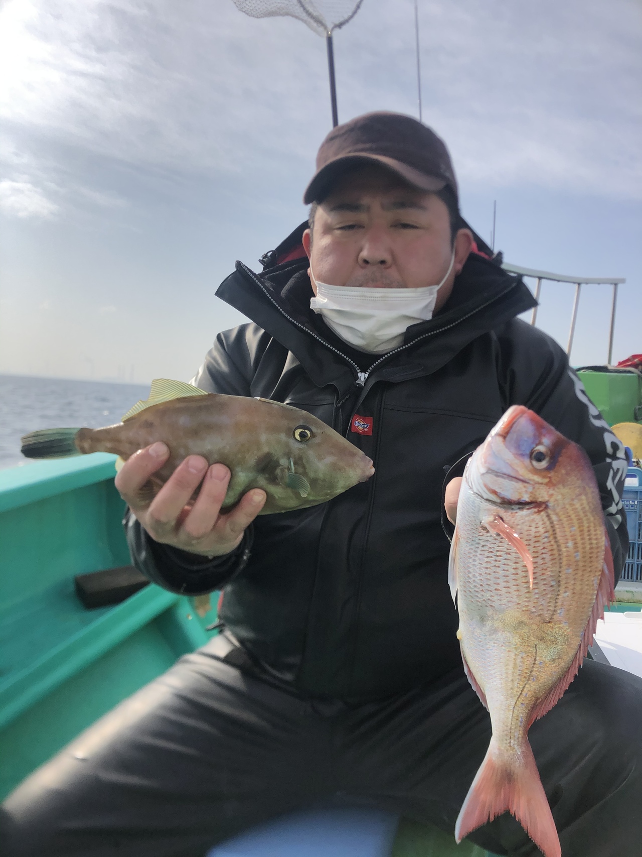 ヒラメの釣果 21年1月16日 植田丸 茨城県 鹿嶋旧港 キャスティング釣り船予約