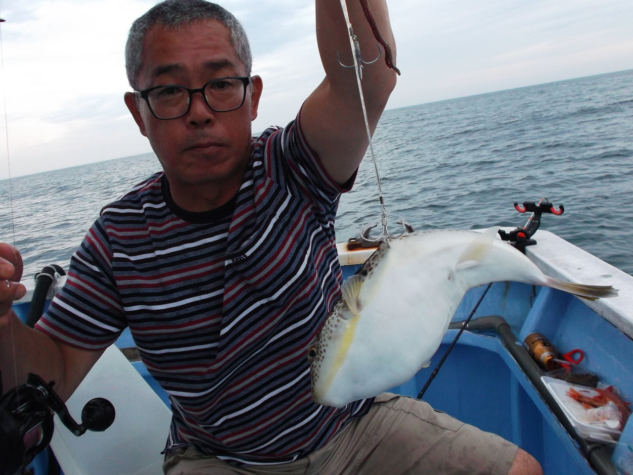 ショウサイフグの釣果 21年7月7日 千鯛丸 千葉県 千倉港 キャスティング釣り船予約