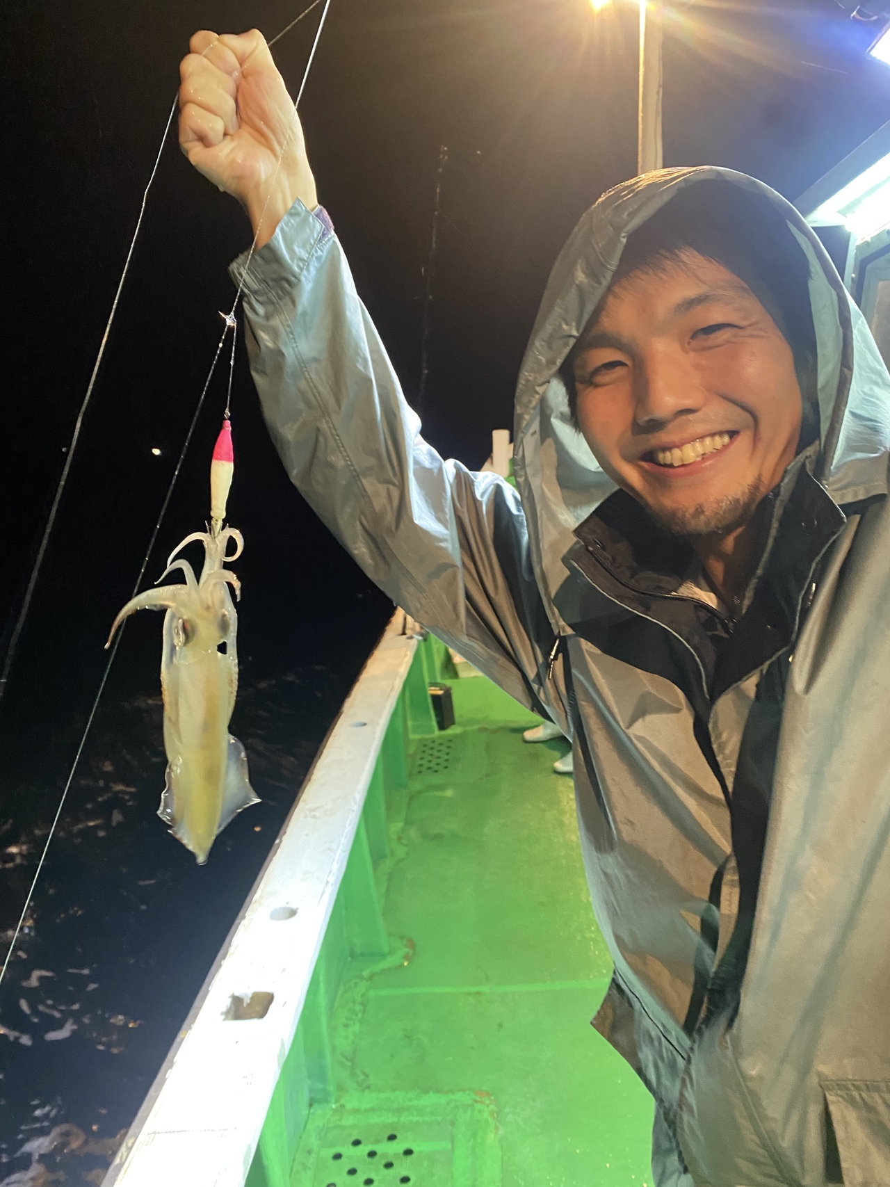 アカイカの釣果 21年8月日 優勝丸 和歌山県 印南港 キャスティング釣り船予約