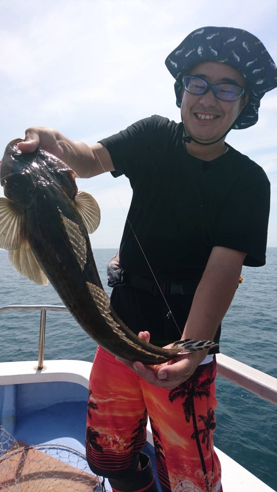 マゴチの釣果 22年8月3日 幸栄丸 茨城県 鹿嶋旧港 キャスティング釣り船予約