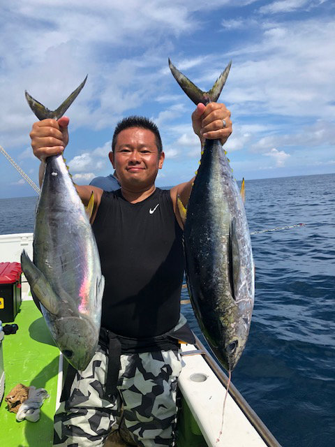 キハダ32.50kg！4匹！の釣果｜2020年8月31日｜たいぞう丸（神奈川/葉山