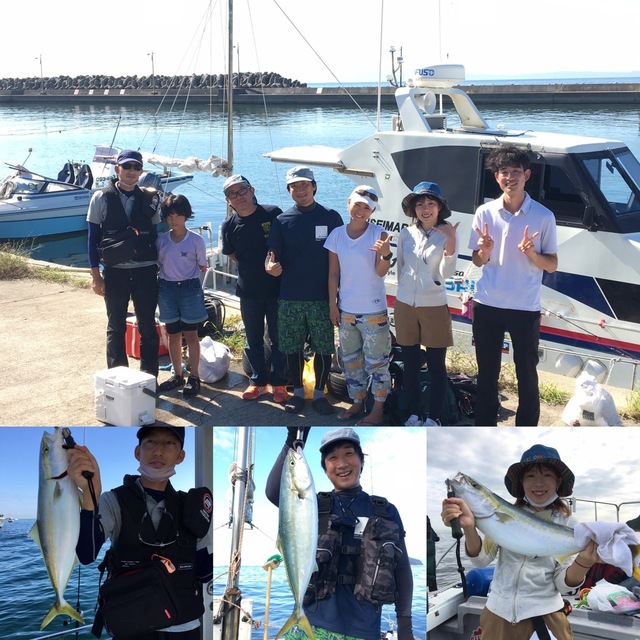 タチウオ100cm 10匹 の釣果 21年8月29日 釣り船 小林屋 大阪 下荘漁港 船釣り予約 キャスティング船釣り予約