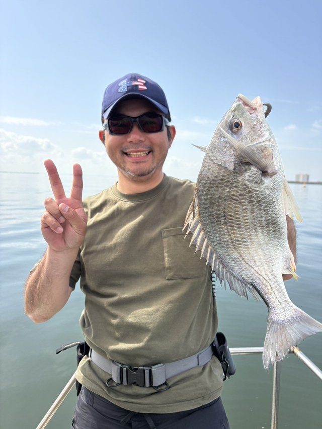 クロダイ46cm！16匹！の釣果｜2026年4月20日｜林遊船（千葉/江戸川放