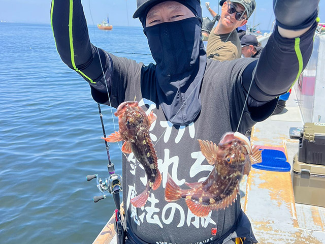 シロギス→カサゴのリレー釣りプラン
