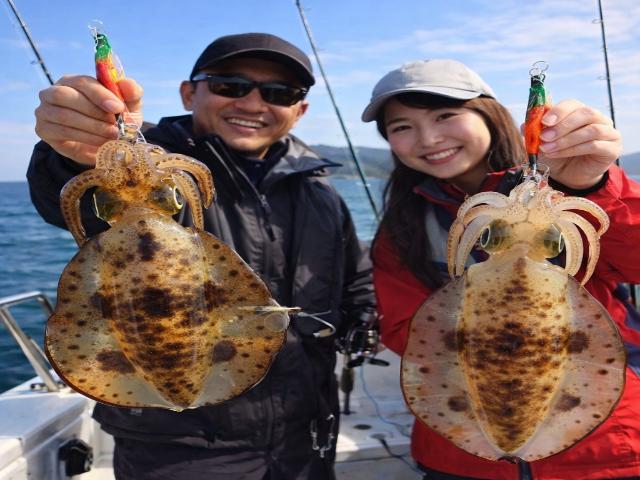 春の大型アオリイカ釣りプラン