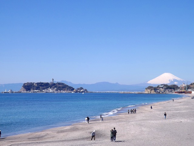 【政美丸】江ノ島と富士山