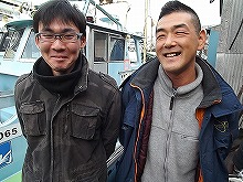三村船長（左）と黒川船長（右）