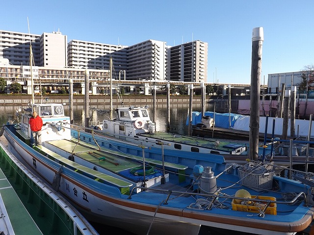 【船釣り小林】立会川勝島運河から出船