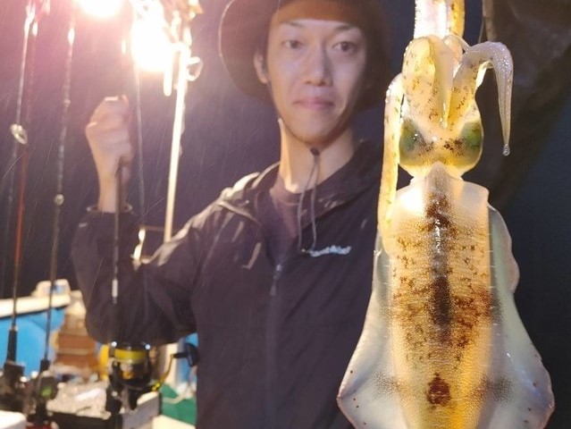 【海正丸】半夜イカ釣り釣果写真