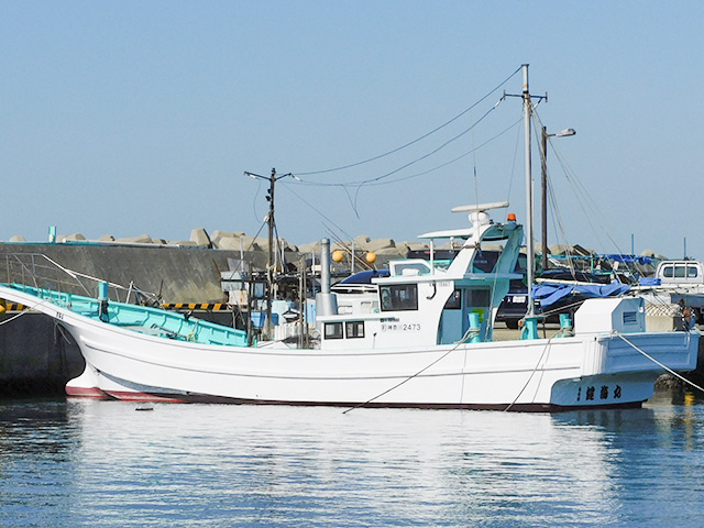 【健海丸】左斜め後方より