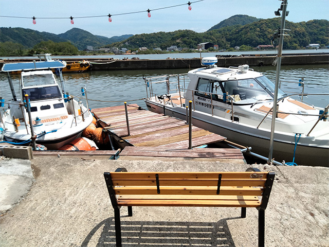 【津居山ボート】乗船場所