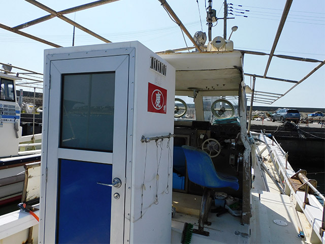 【橘丸】後方(別船)