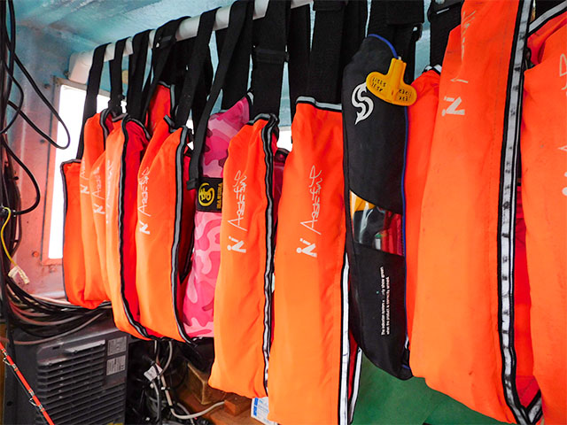 【瀬戸丸】救命胴衣レンタル