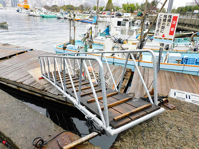 【瀬戸丸】乗船桟橋入口